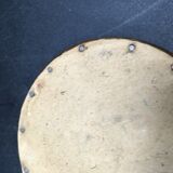 Hand-facing mirror in vintage wood year 70