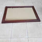 Old large mirror 17 or 18 th key assembly 106x148cm