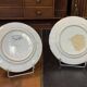 Pair of Quimper earthenware plates from the 1930s - D=17.5cm