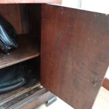 Louis Philippe walnut bedside table