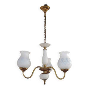 3 light Vintage French