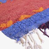 Brick Red Berber Rug - 153 x 107 cm