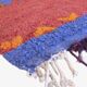 Brick Red Berber Rug - 153 x 107 cm