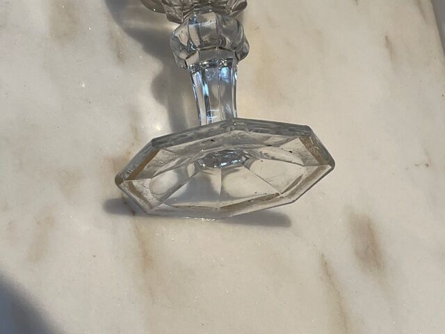 1 glass old Portieux NINETEENTH century