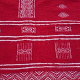 Kilim red large handmade 235x140cm