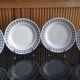 4 Terre de Fer Saint Amand et Hamage plates “Chicorée Williot” model