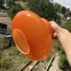 Opaline orange suspension Space Age