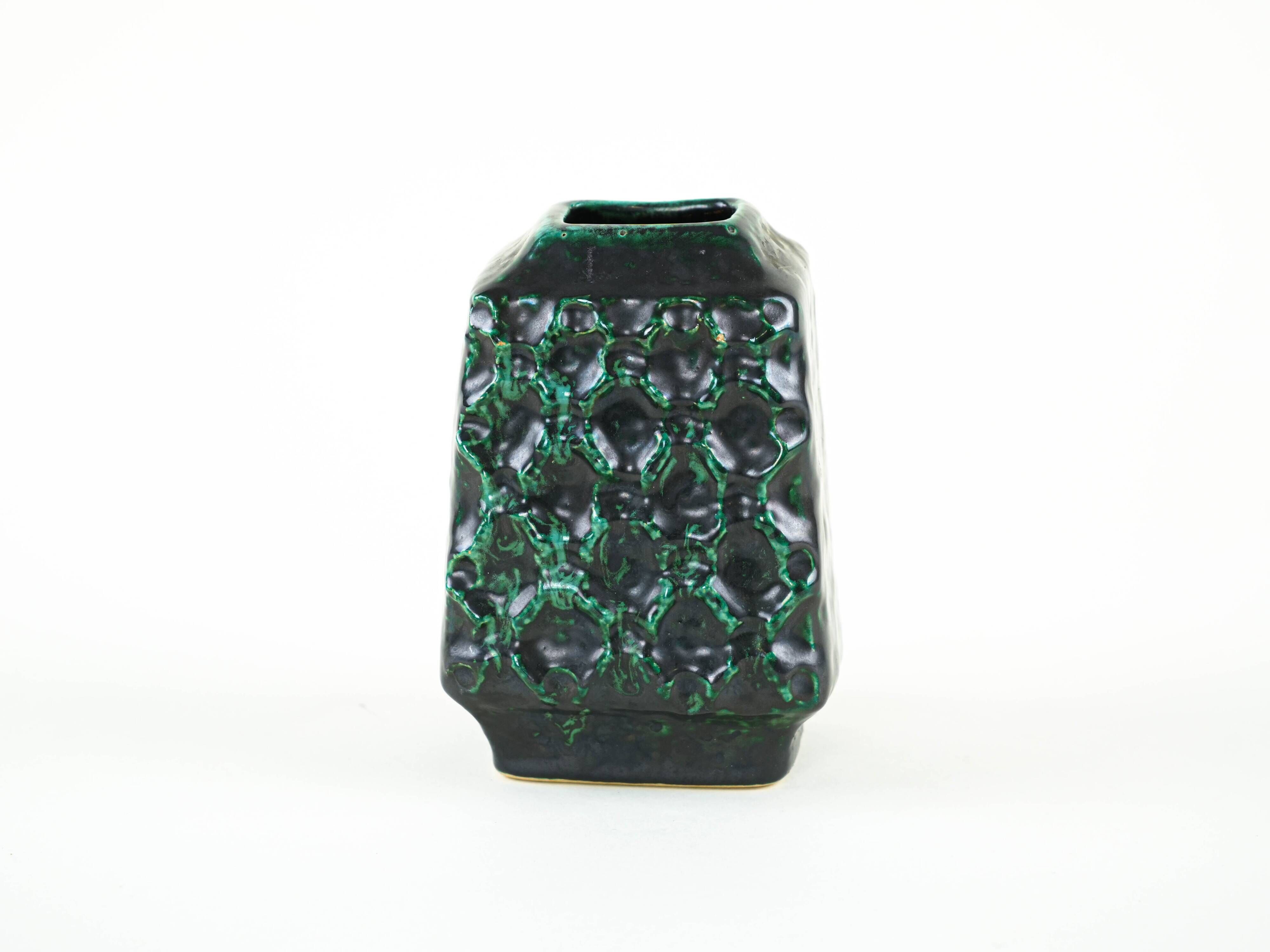 Ceramic vase, German design, 1970s, made in West Germany