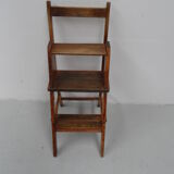 Antique library stairs / chair