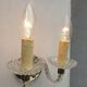 Applique 2 bras verre Murano vintage 1950