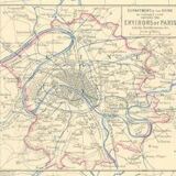 Antique Map of France circa 1869 Keith Johnston Royal Atlas Hand coloured map