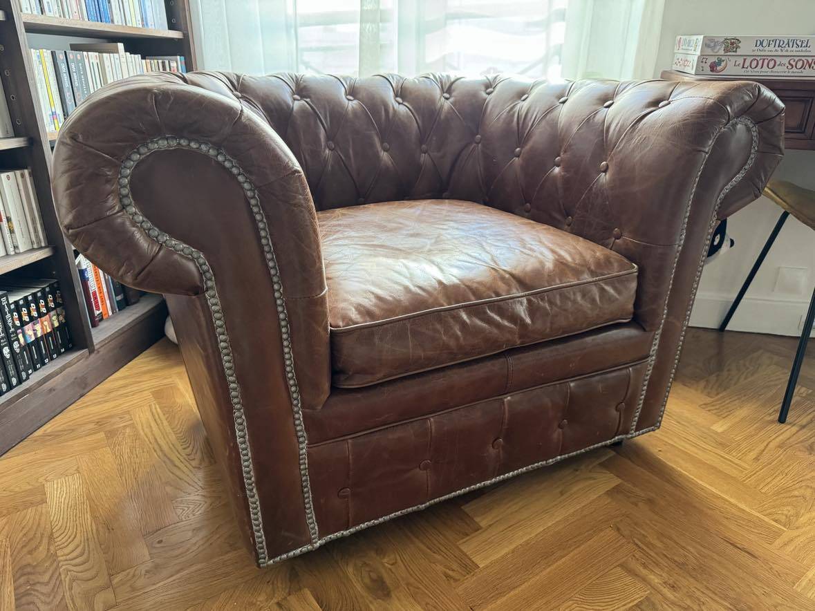 Chesterfield armchair