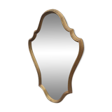 Golden mirror 34x76cm