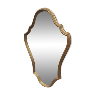 Miroir doré 34x76cm