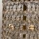 Extra Large Bronze Crystal Chandelier 1950’s
