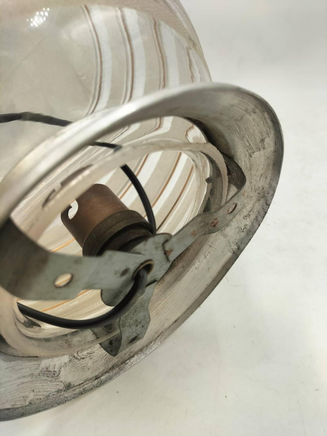 Plafonnier en verre