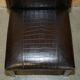 Chaises d'appoint Ralph Lauren Metropolis cuir patiné crocodile