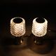 Paire de lampes de chevet en verre par Kamenicky Senov, Tchécoslovaquie années 1970