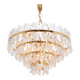 Chandelier Kalmar 'Corina', gilded brass and glass, Austria, 1970.