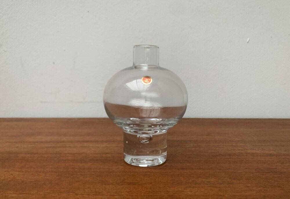 Vintage Italian glass bubble vase
