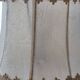 Brass lamp with vintage mother-of-pearl lampshade