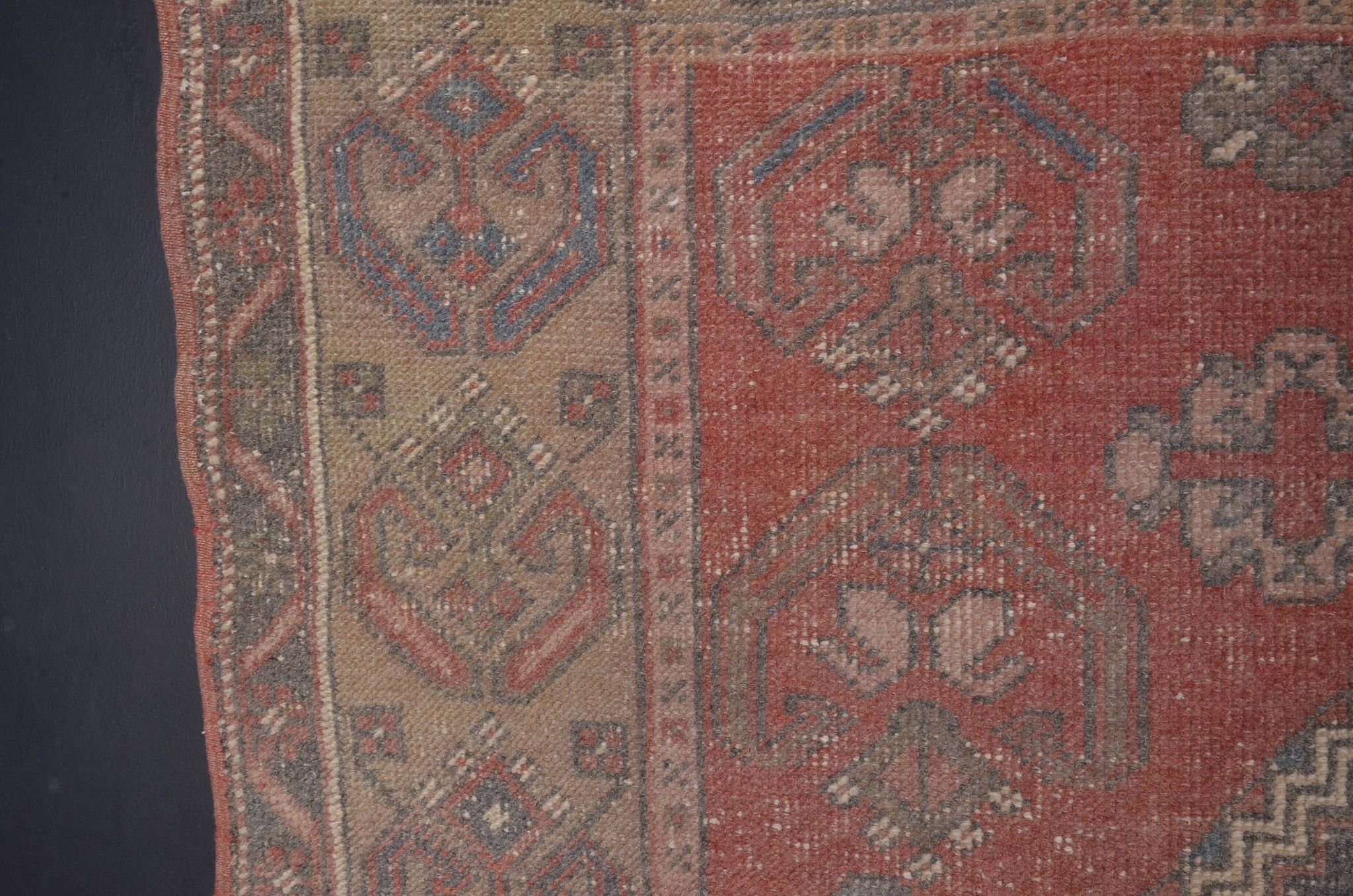 Oushak Handmade Tribal Carpet Sku 2427