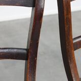 Set of 2 Antique English Oxford Dining/Kitchen Chairs