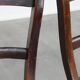 Set of 2 Antique English Oxford Dining/Kitchen Chairs