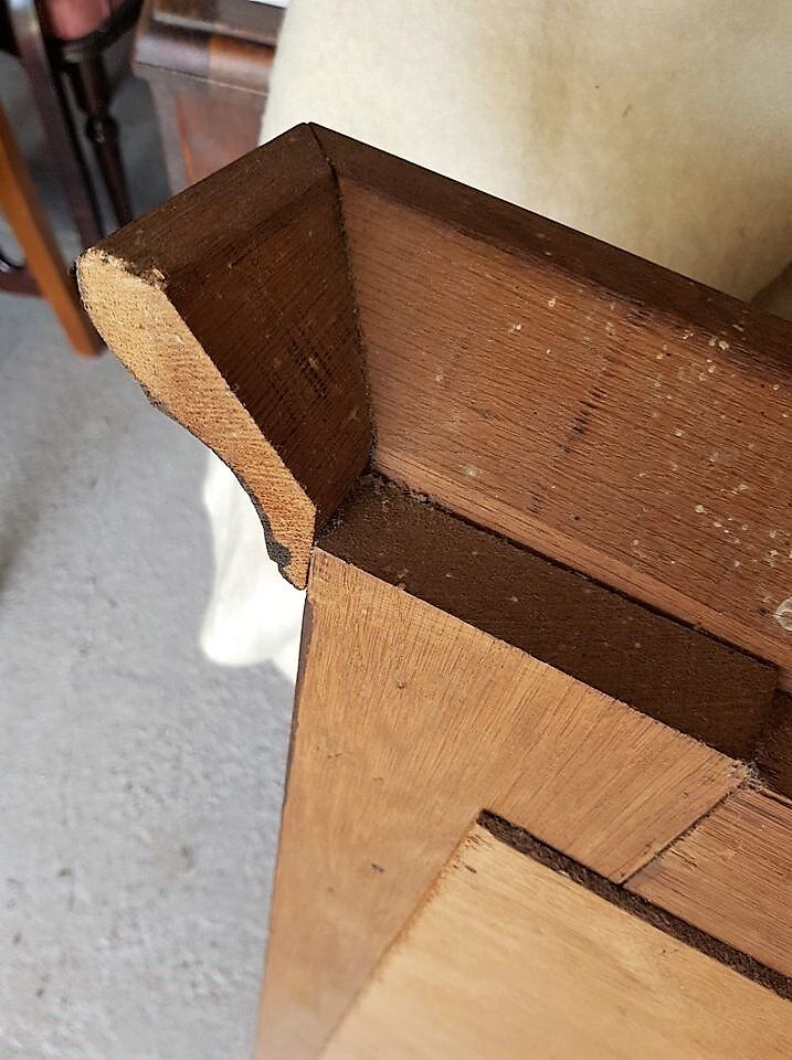 Mirror in carved wood 128x91cm