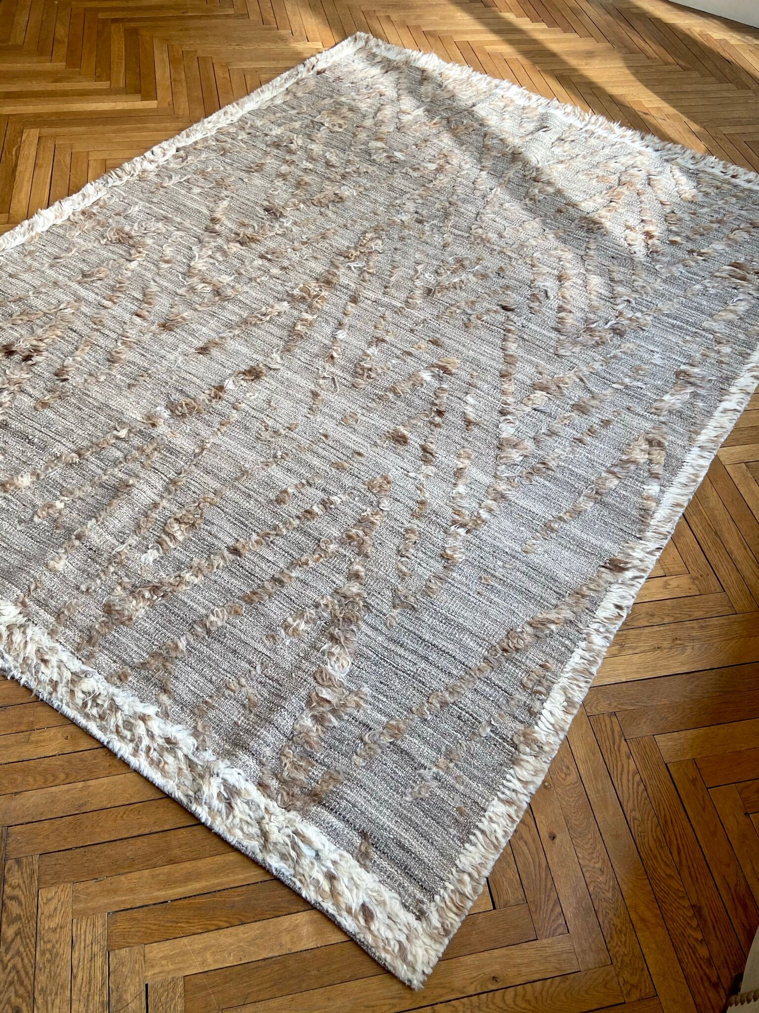 Berber beige carpet