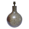 Pied de lampe grès pyrité XL H. 34 cm