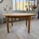 Oval farmhouse table oak 1960