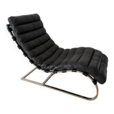 Chaise longue mid century Flamant de style Bauhaus