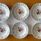 6 antique deep plates in Sarreguemines earthenware