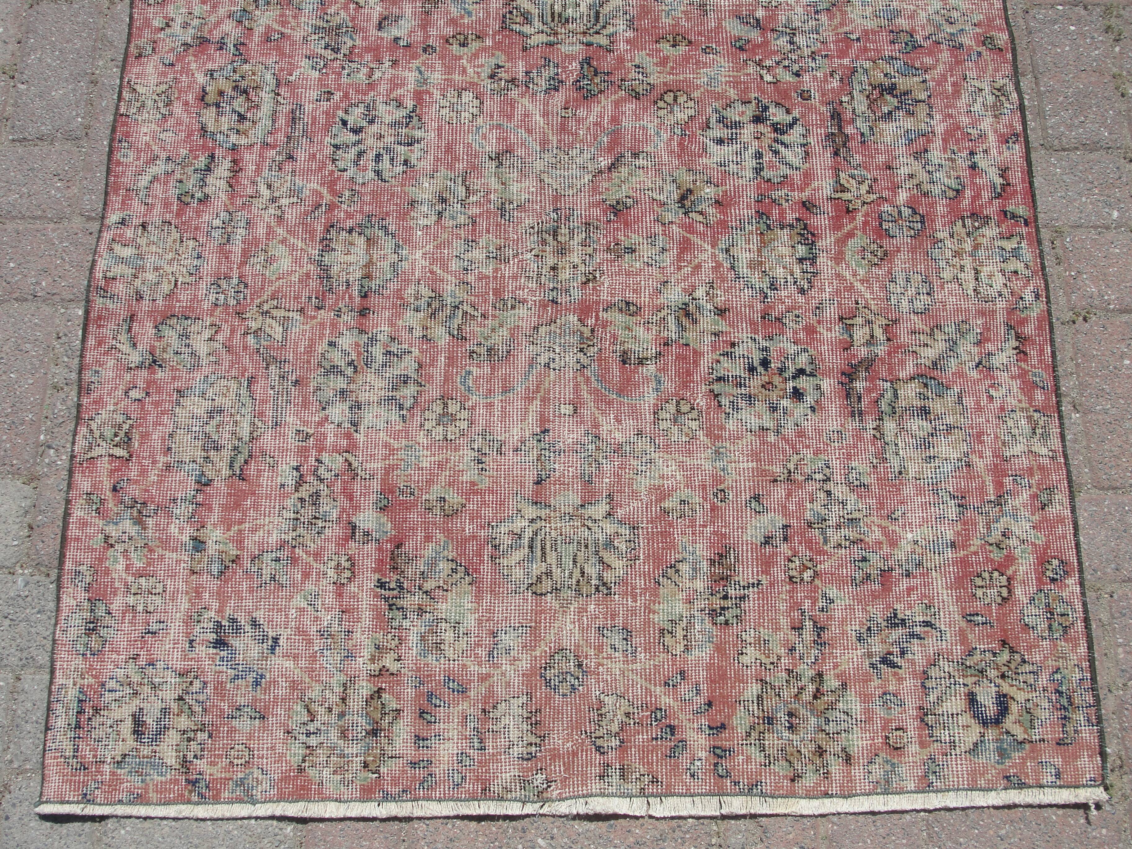 Oushak handmade kilim area small rug