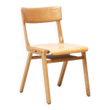 Woodwest chair all stackable light oak