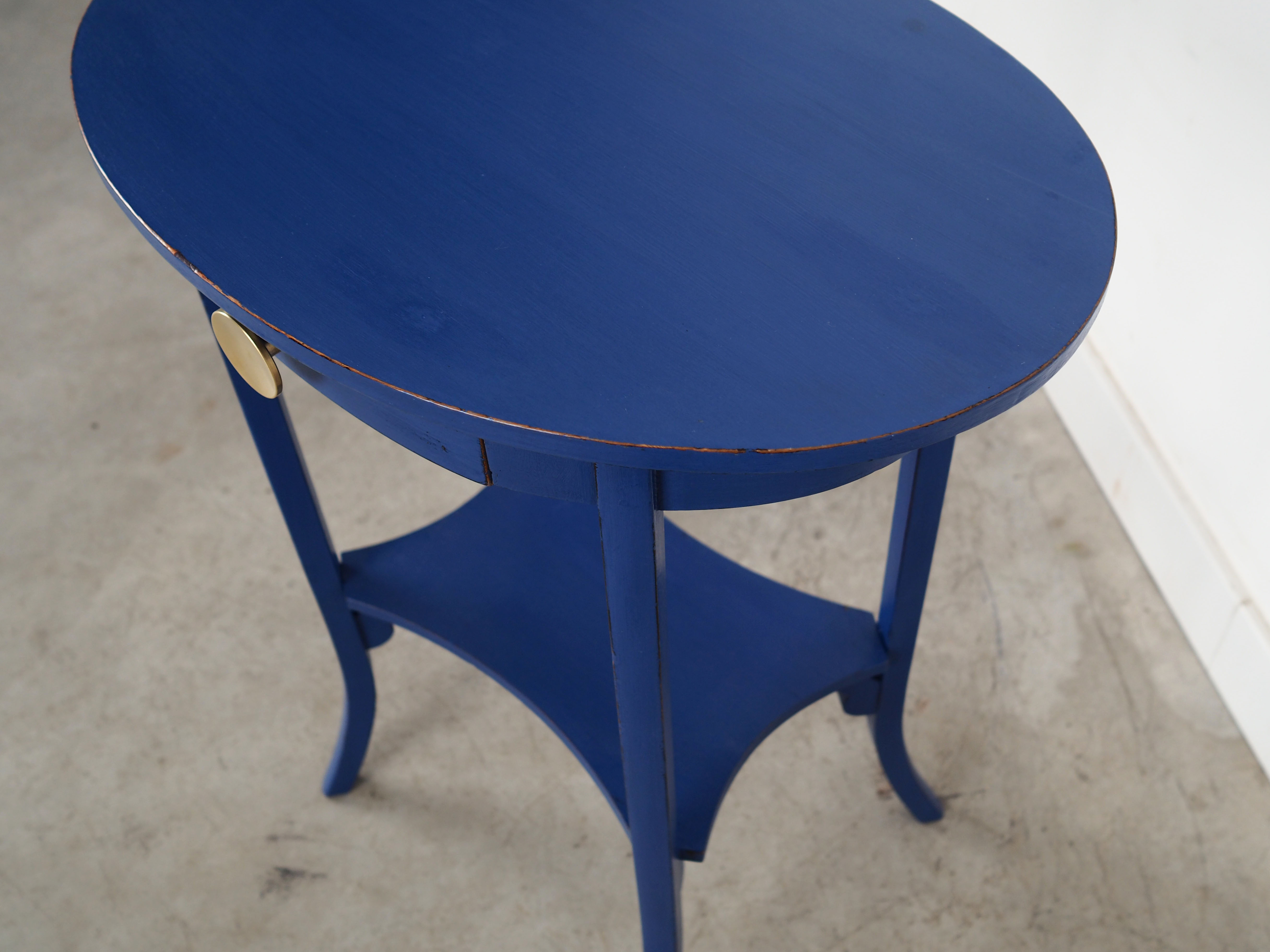 Mahogany oval coffee table, Danish design, 1960s, production: Denmark
