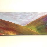 Tableau Huile Colline 2