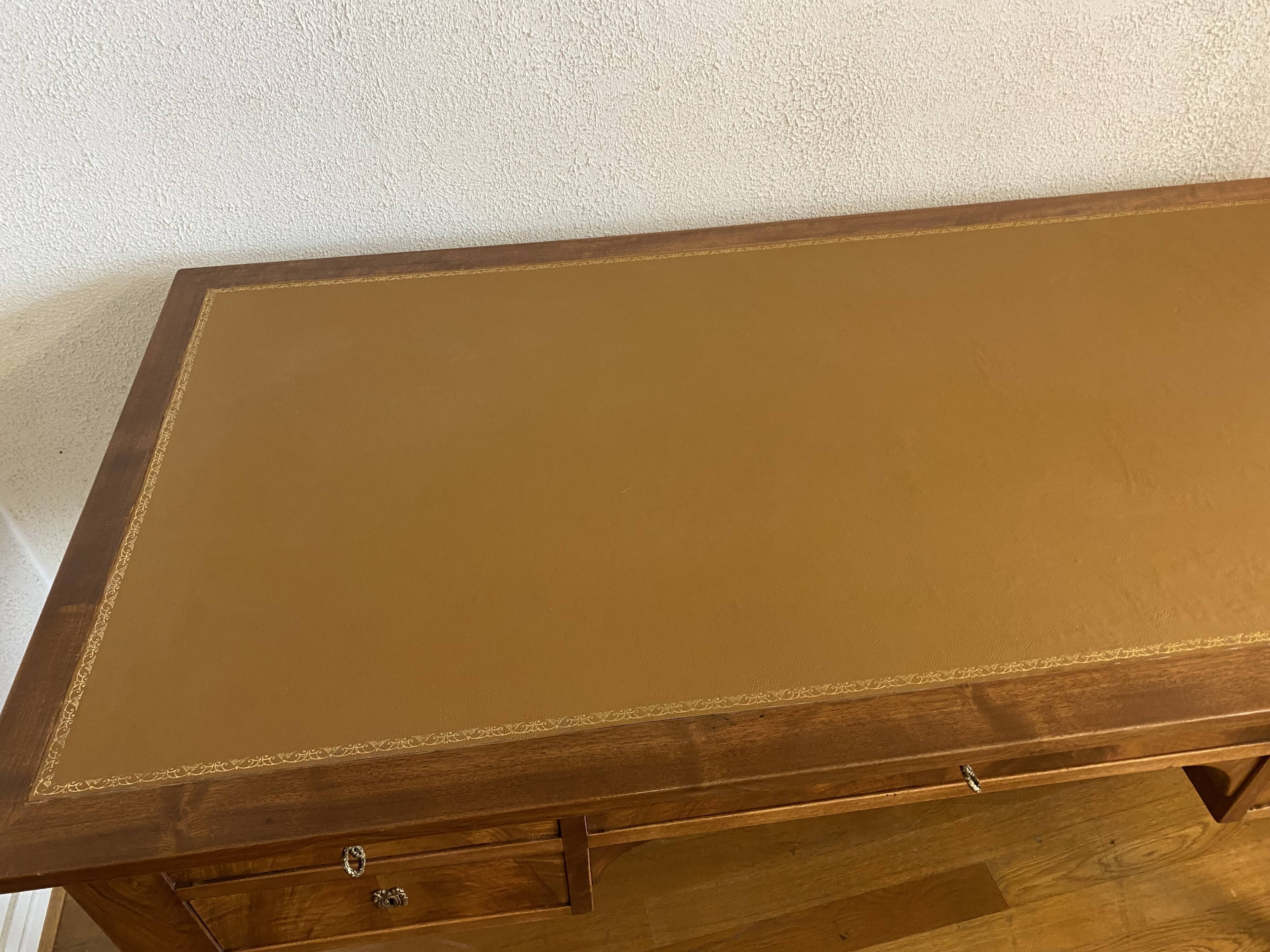 Bureau Louis Philippe en acajou blond