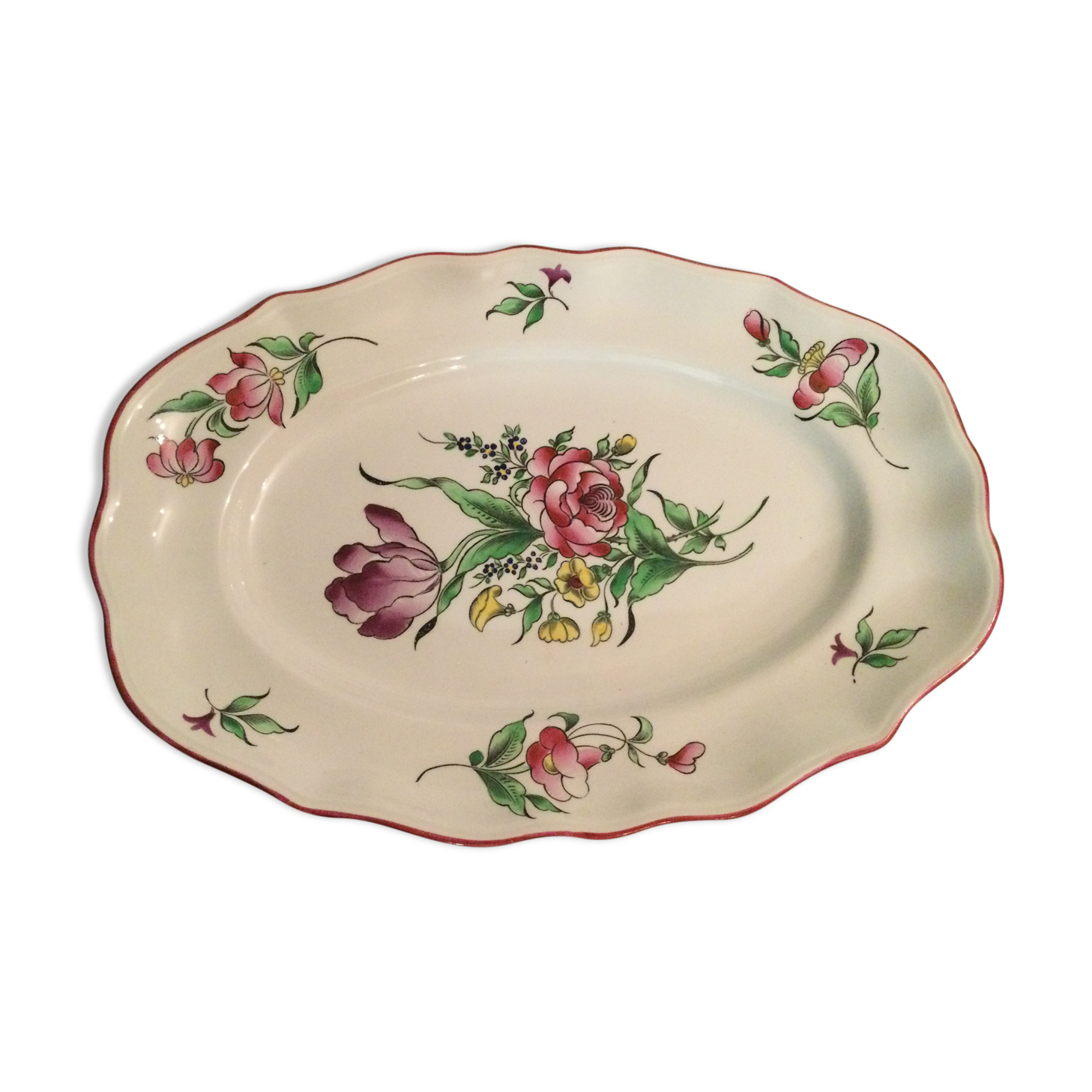 Lunéville porcelain serving dish