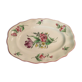 Plat de service en porcelaine Lunéville