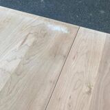 Large round extendable Louis Philippe 19th century dining table, renovated, 250cm