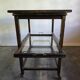 30s Art Deco Bar Cart / Serving Trolley with Removable Glass Trays