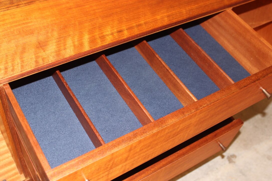 Vintage Scandinavian style teak sideboard by Younger, 60s