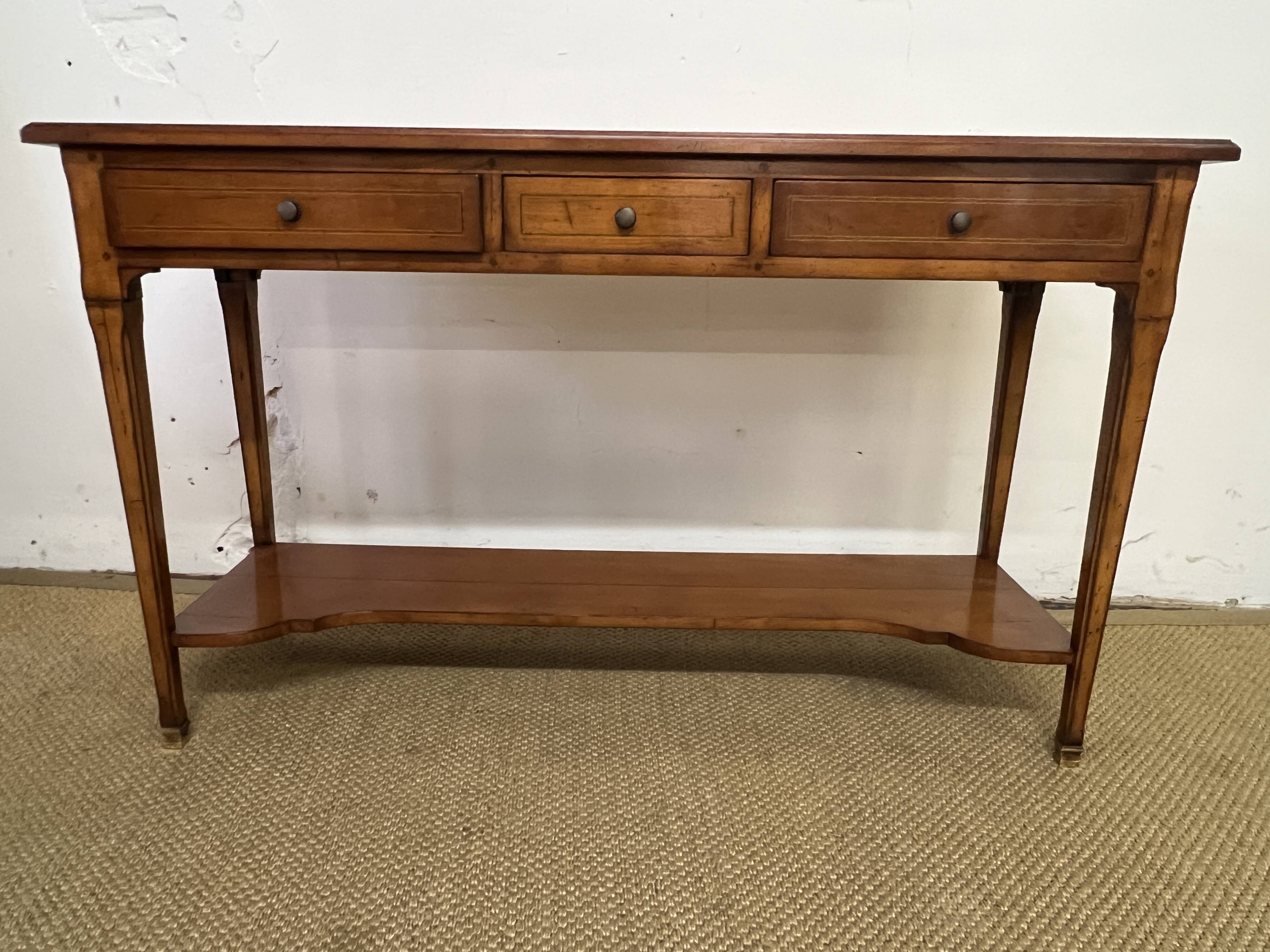 Console / server in Louis XV style cherry wood