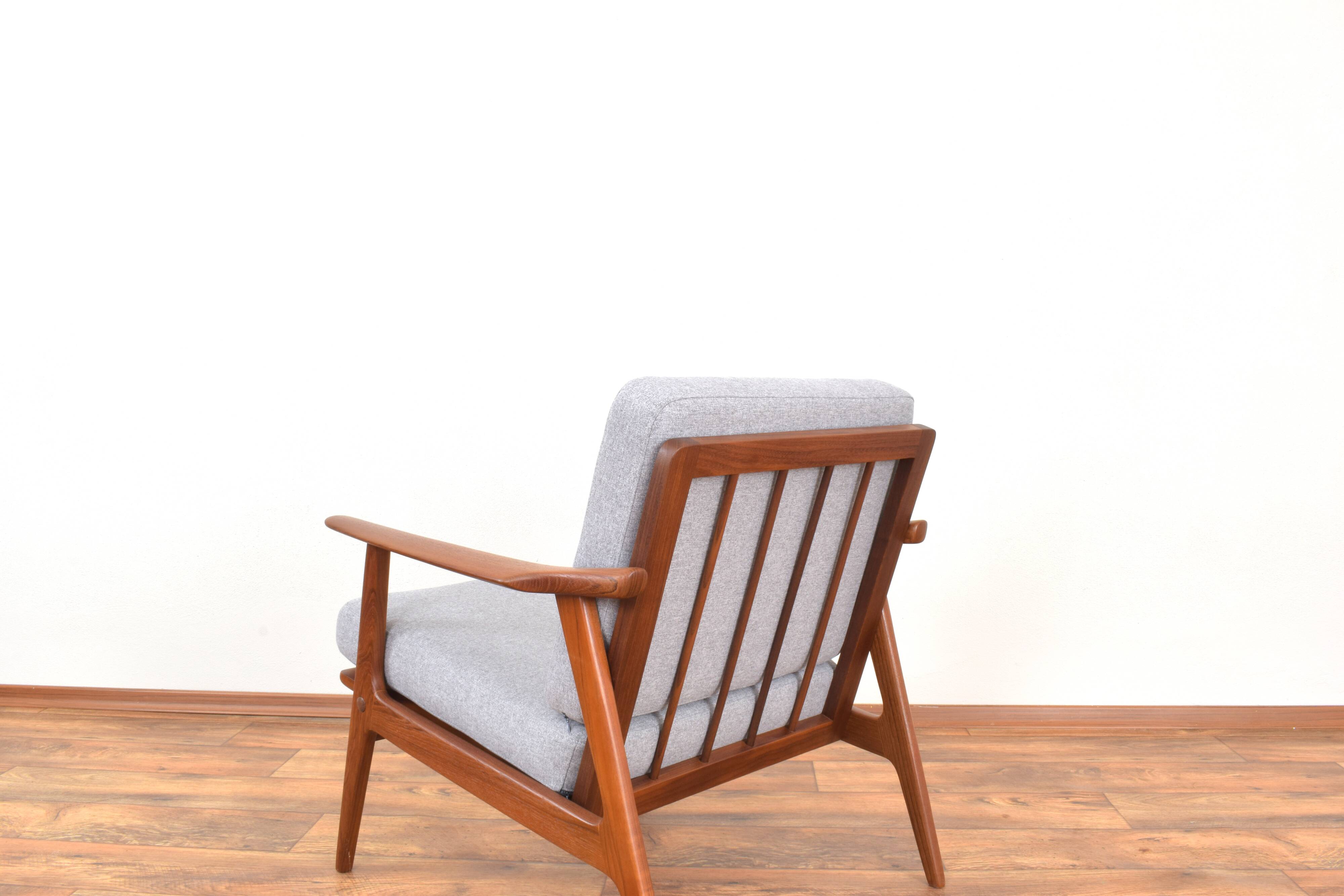Mid-Century Danish Teak Armchair, 1960s.