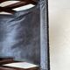 Vintage leather sling chair, 1980s