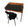 School desk and school chair set