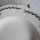 4 assiettes semi creuses terre de fer Longchamp