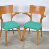 Fauteuil bridge pieds compas